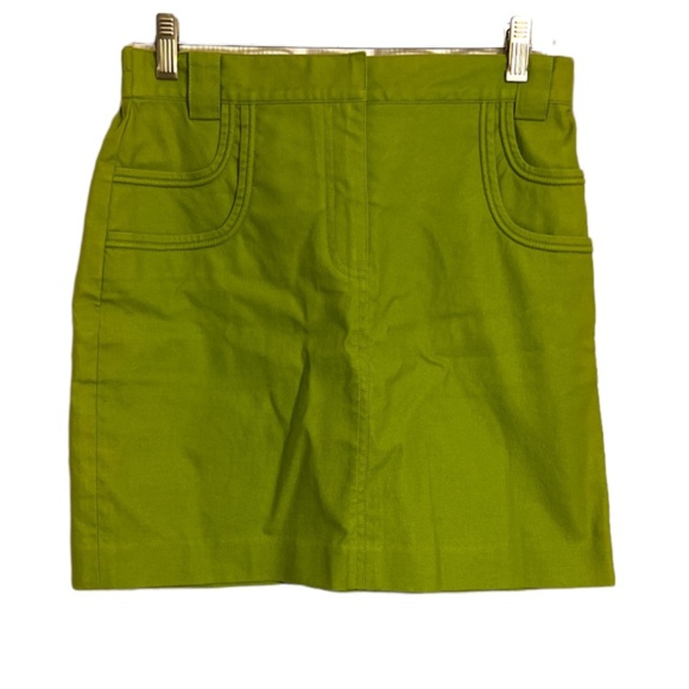 Vivienne Tam vintage y2k Lime Mini Skirt sz 4